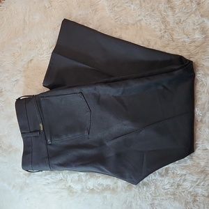 Vintage Black Wrangler Wrancher Polyester Dress Pants Bootcut Sz 44 inseam 30